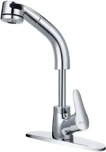 1. Voolan Kitchen Faucets with Pull Down Sprayer