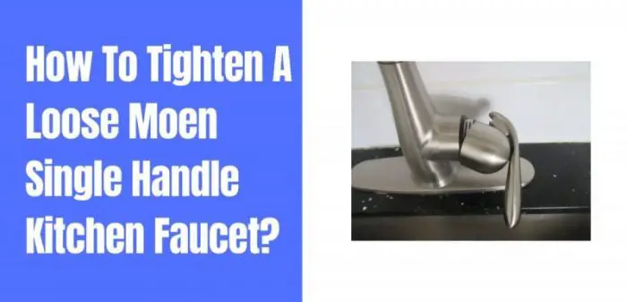 Repair faucet moen single handle kitchen How To